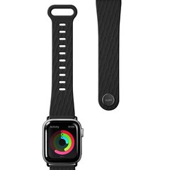 Laut Watch Band Black kaina ir informacija | Išmaniųjų laikrodžių ir apyrankių priedai | pigu.lt