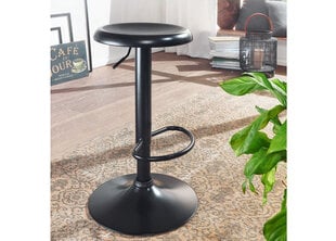 Барный стул, 1 штука, черный цена и информация | Стулья для кухни и столовой | pigu.lt