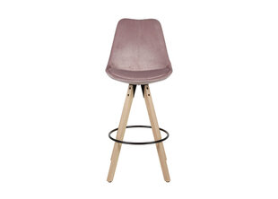 2-jų baro kėdžių komplektas 113x45 cm, rožinis kaina ir informacija | Virtuvės ir valgomojo kėdės | pigu.lt