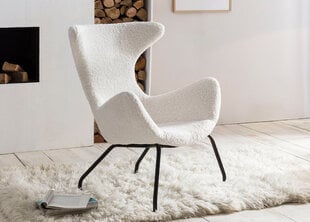 Fotelis SalesFever 390450, baltas kaina ir informacija | Svetainės foteliai | pigu.lt