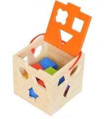 Medinis rūšiavimo edukacinis kubas Tooky toy kaina ir informacija | Žaislai kūdikiams | pigu.lt