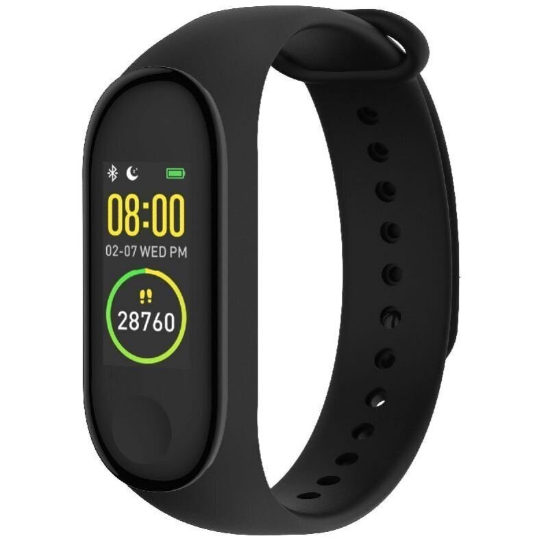 Išmanioji apyrankė Denver BFH-242, Black kaina ir informacija | Išmaniosios apyrankės (fitness tracker) | pigu.lt