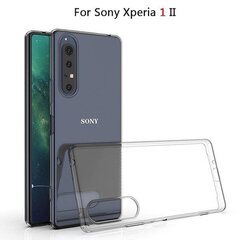 Силиконовый чехол Mocco Ultra Back Case 0.3 мм для Sony Xperia 1 II, прозрачный цена и информация | Чехлы для телефонов | pigu.lt