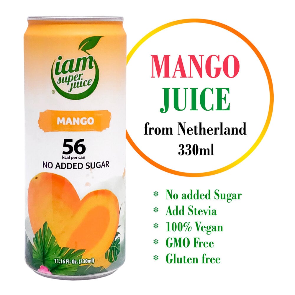 Mango sulčių gėrimas (30%), Mango juice drink, I am super juice, 330ml kaina ir informacija | Sultys, nektarai ir sulčių gėrimai | pigu.lt