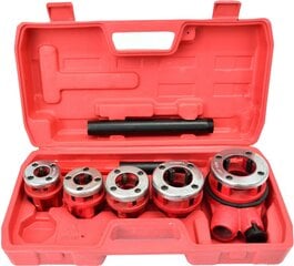  Geko gwintownica 5 elementów 3/8"-1,1/4" (G01001) kaina ir informacija | Mechaniniai įrankiai | pigu.lt