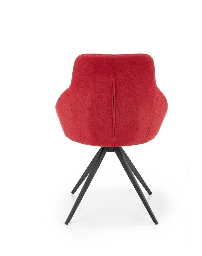 2-jų kėdžių komplektas Halmar K431, raudonas цена и информация | Virtuvės ir valgomojo kėdės | pigu.lt