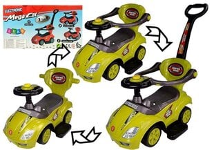Vaikiškas stumiamas automobilis 3in1 geltonas kaina ir informacija | Žaislai kūdikiams | pigu.lt