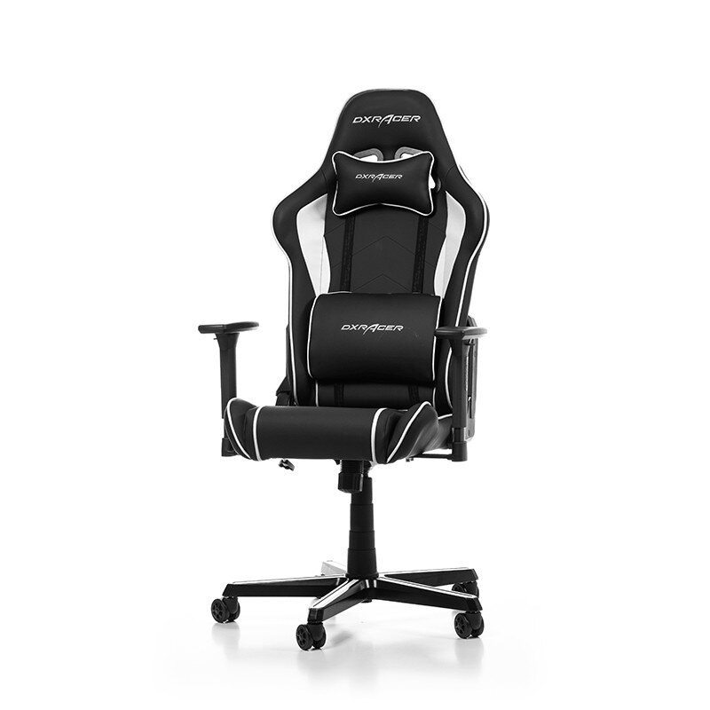 Žaidimų kėdė DX Racer Prince Series P08-NW, juoda/balta kaina ir informacija | Biuro kėdės | pigu.lt