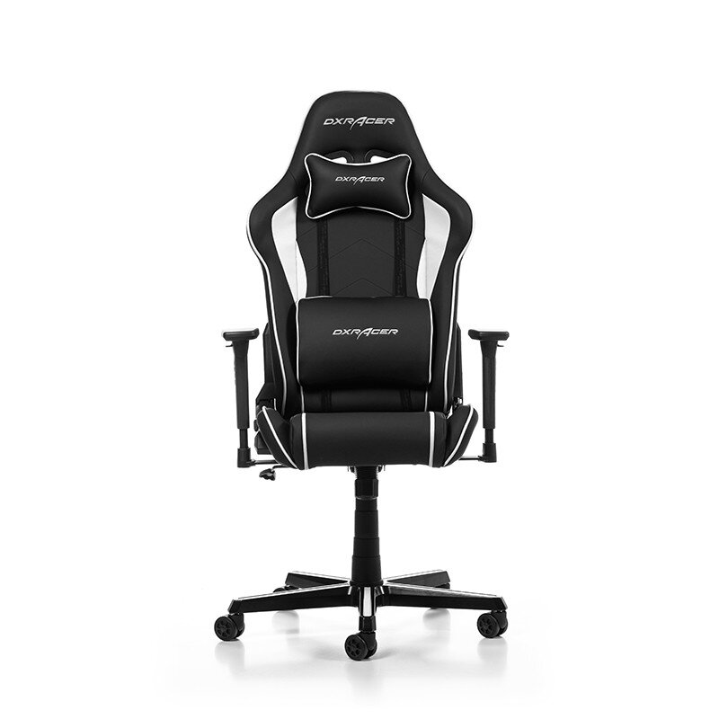 Žaidimų kėdė DX Racer Prince Series P08-NW, juoda/balta kaina ir informacija | Biuro kėdės | pigu.lt