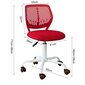 Biuro kėdė, raudona, FST64-R kaina ir informacija | Biuro kėdės | pigu.lt