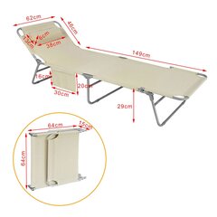 Складные шезлонги для кемпинга, OGS35-SCHx2 цена и информация | Шезлонги | pigu.lt