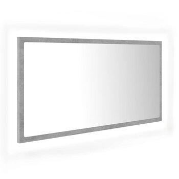 Veidrodis vidaXL LED 90, pilkas цена и информация | Зеркала в ванную | pigu.lt