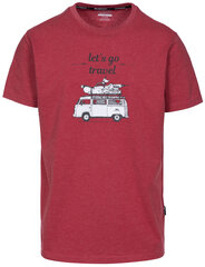 Marškinėliai vyrams Trespass Motorway, raudoni kaina ir informacija | Vyriški marškinėliai | pigu.lt