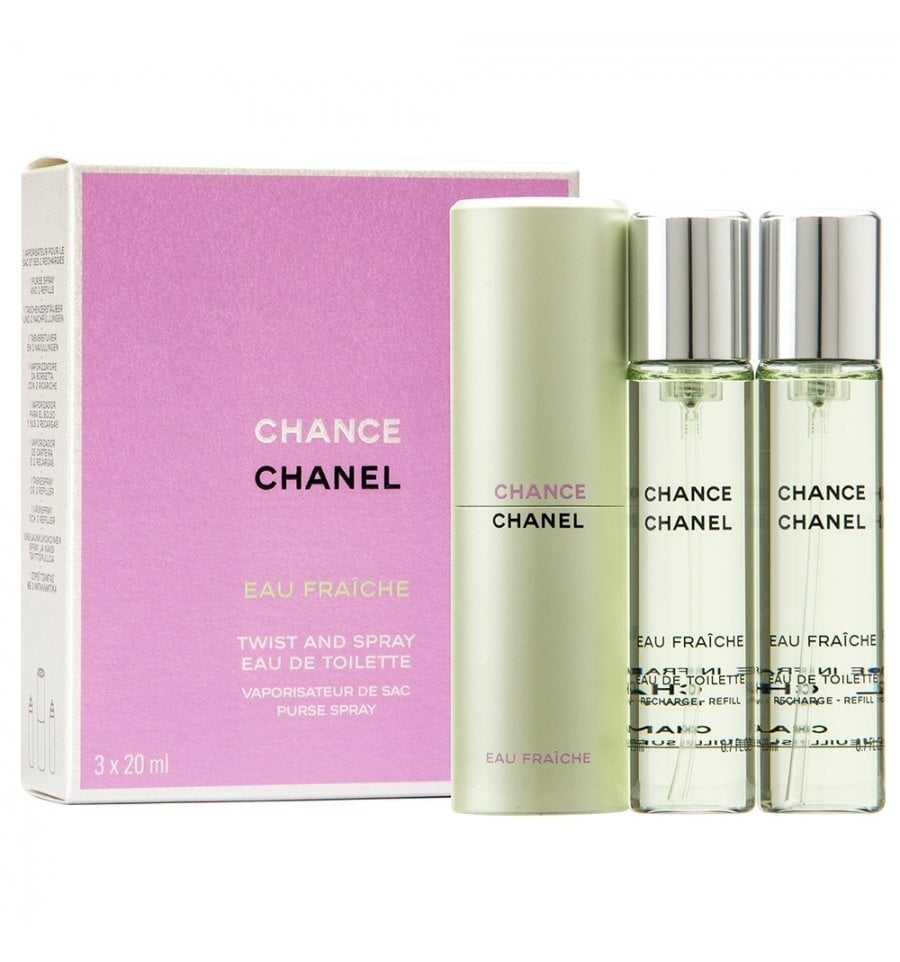 Tualetinis vanduo Chanel Chance Eau Fraiche EDT moterims, 3 x 20 ml цена и информация | Kvepalai moterims | pigu.lt