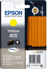Originali rašalo kasetė Epson 405: Spalva - Geltona kaina ir informacija | Spausdintuvų priedai | pigu.lt