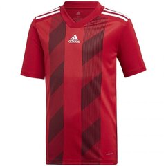 Sportiniai marškinėliai berniukams Adidas Striped 19 JSY Jr 84222 DU4395, raudoni kaina ir informacija | Marškinėliai berniukams | pigu.lt