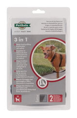 Шлейка для собак PetSafe 3 в 1, XS, черная цена и информация | Ошейники, подтяжки для собак | pigu.lt