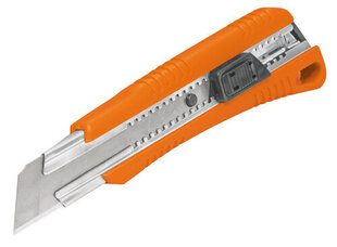 Нож для ковра 25 мм, 3 лезвиями 17904 цена и информация | Механические инструменты | pigu.lt