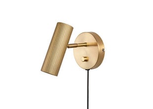 Globen Lighting sieninis šviestuvas Hubble Brushed Brass kaina ir informacija | Sieniniai šviestuvai | pigu.lt