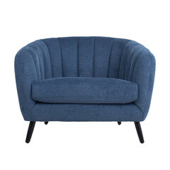 Кресло Home4You Melody, 100x88xH76 см, синее цена и информация | Кресла в гостиную | pigu.lt