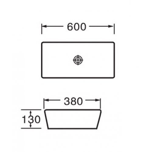 Praustuvas GRG-4942  Euroliux, 600x380x130 mm kaina ir informacija | Praustuvai | pigu.lt