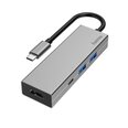 USB adapteris Hama USB-C multiport adapter (4 prievadai)