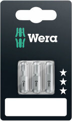 Wera 840/1 Стандартные биты HEX-Plus 4,0 + 5,0 + 6,0 x 25 мм цена и информация | Механические инструменты | pigu.lt