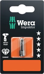 Wera 867/1 Impaktor насадка Robertson #3 x 25mm цена и информация | Механические инструменты | pigu.lt