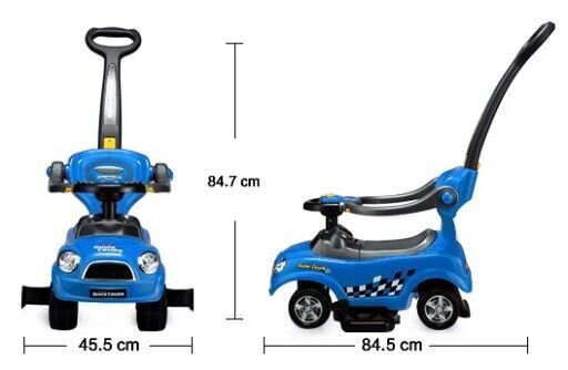 Stumiamas automobilis Coupe, mėlynas kaina ir informacija | Žaislai kūdikiams | pigu.lt