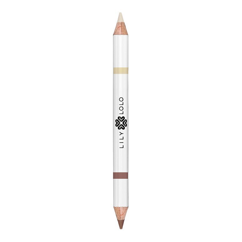 Akių pieštukas Lily Lolo Eyebrow Duo Pencil Light, 1,5g цена и информация | Akių šešėliai, pieštukai, blakstienų tušai, serumai | pigu.lt