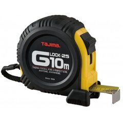 Matavimo juosta Tajima G-Lock 10m/25mm kaina ir informacija | Mechaniniai įrankiai | pigu.lt