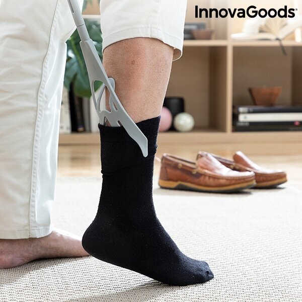 Shoeasy InnovaGoods kojinių nuėmiklis ir batų šaukštas kaina ir informacija | Drabužių ir avalynės priežiūros priemonės | pigu.lt