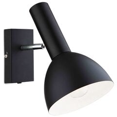 Настенный светильник Sessak Jack, черный цена и информация | Настенные светильники | pigu.lt
