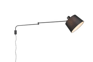 Настенный светильник Trio Baldo, E27, черный матовый цена и информация | Настенные светильники | pigu.lt