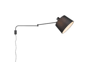 Настенный светильник Trio Baldo, E27, черный матовый цена и информация | Настенные светильники | pigu.lt