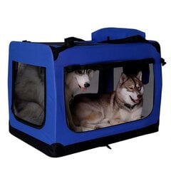 Сумка для транспортировки домашних животных XXXL, 101 x 69 x 70 см, синяя цена и информация | Переноски, сумки | pigu.lt
