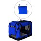 Dibea transportavimo krepšys gyvūnams, M, 60x42x44 cm, mėlynas цена и информация | Transportavimo narvai, krepšiai | pigu.lt