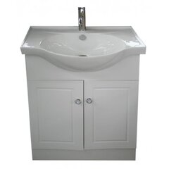 Vonios baldų komplektas M004, baltas kaina ir informacija | Vonios komplektai | pigu.lt