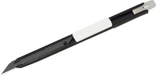 Techninis peilis DORA 9mm Razar Black Blade 30° kaina ir informacija | Mechaniniai įrankiai | pigu.lt