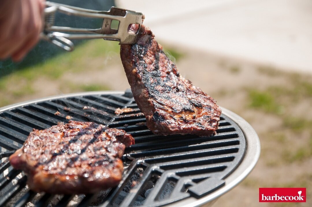 Anglinis grilis Barbecook LARGO WHITE kaina ir informacija | Kepsninės, griliai | pigu.lt