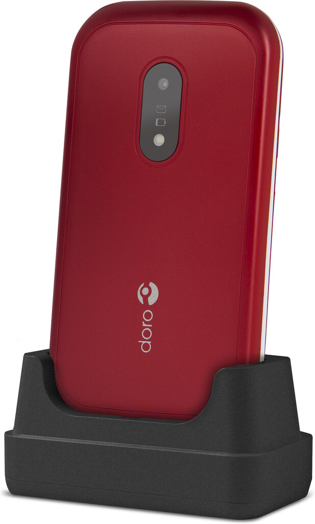 Doro 6041 Red/White kaina ir informacija | Mobilieji telefonai | pigu.lt