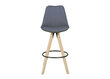 Baro kėdžių komplektas Lima, 2 vnt., juodos spalvos kaina ir informacija | Virtuvės ir valgomojo kėdės | pigu.lt