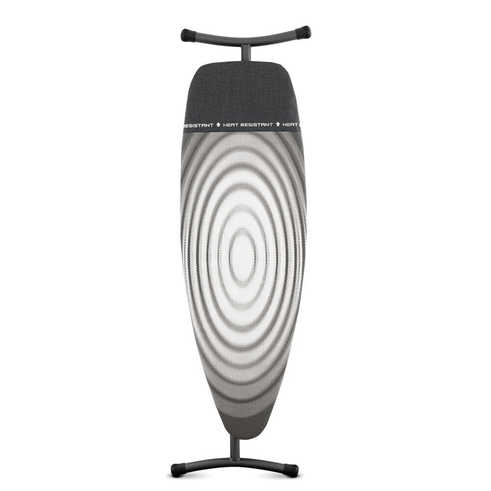 Brabantia lyginimo lenta su karščiui atsparia zona D Titan Oval, 135x45 cm, pilka kaina ir informacija | Lyginimo lentos | pigu.lt