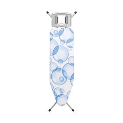 Brabantia lyginimo lenta B Bubbles, 124x38 cm, šviesiai mėlyna/balta kaina ir informacija | Lyginimo lentos | pigu.lt