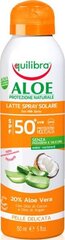 Спрей солнцезащитный Equilibra Aloe SPF 50+, 150 мл цена и информация | Кремы от загара | pigu.lt