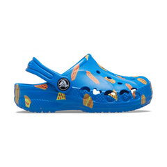Šlepetės vaikams Crocs™ Baya Graphic Clog 146495, mėlynos kaina ir informacija | Šlepetės, kambario avalynė vaikams | pigu.lt