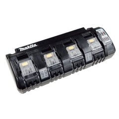 Зарядное устройство Makita DC18SF 4 x 14,4-18 V Li-ion цена и информация | Шуруповерты, дрели | pigu.lt