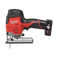 Аккумуляторный лобзик MILWAUKEE M12 JS-402B цена и информация | Пилы, циркулярные станки | pigu.lt