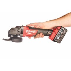 Аккумуляторная угловая шлифовальная машина Milwaukee M18 CAG115X-0 цена и информация | Шлифовальные машины | pigu.lt