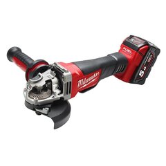 Аккумуляторная угловая шлифовальная машина Milwaukee M18 CAG125XPD-502X цена и информация | Шлифовальные машины | pigu.lt